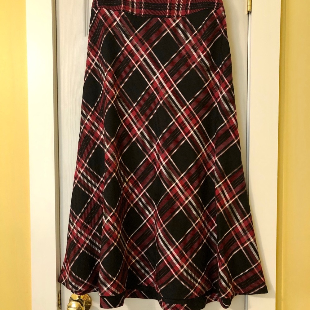 EUC!! east5th A-line Plaid Skirt, Sz4